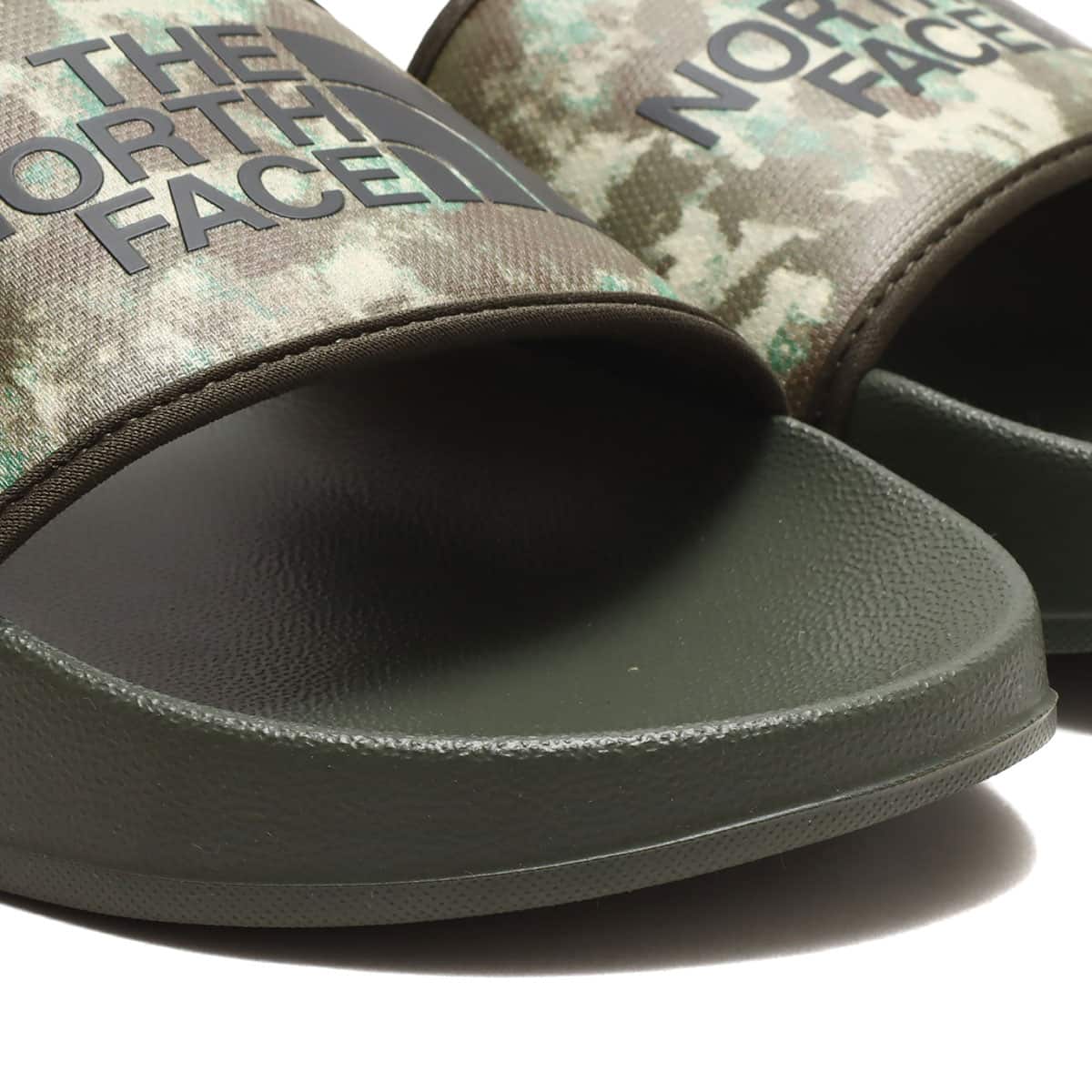 THE NORTH FACE BASE CAMP SLIDE III ミリタリーオリーブカモプリント 23SS-Iの画像