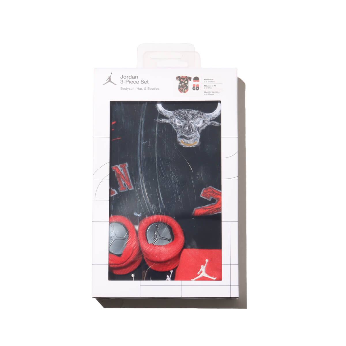 JORDAN BRAND MJ ESSENTIALS AOP 3PC SET BLACK の画像