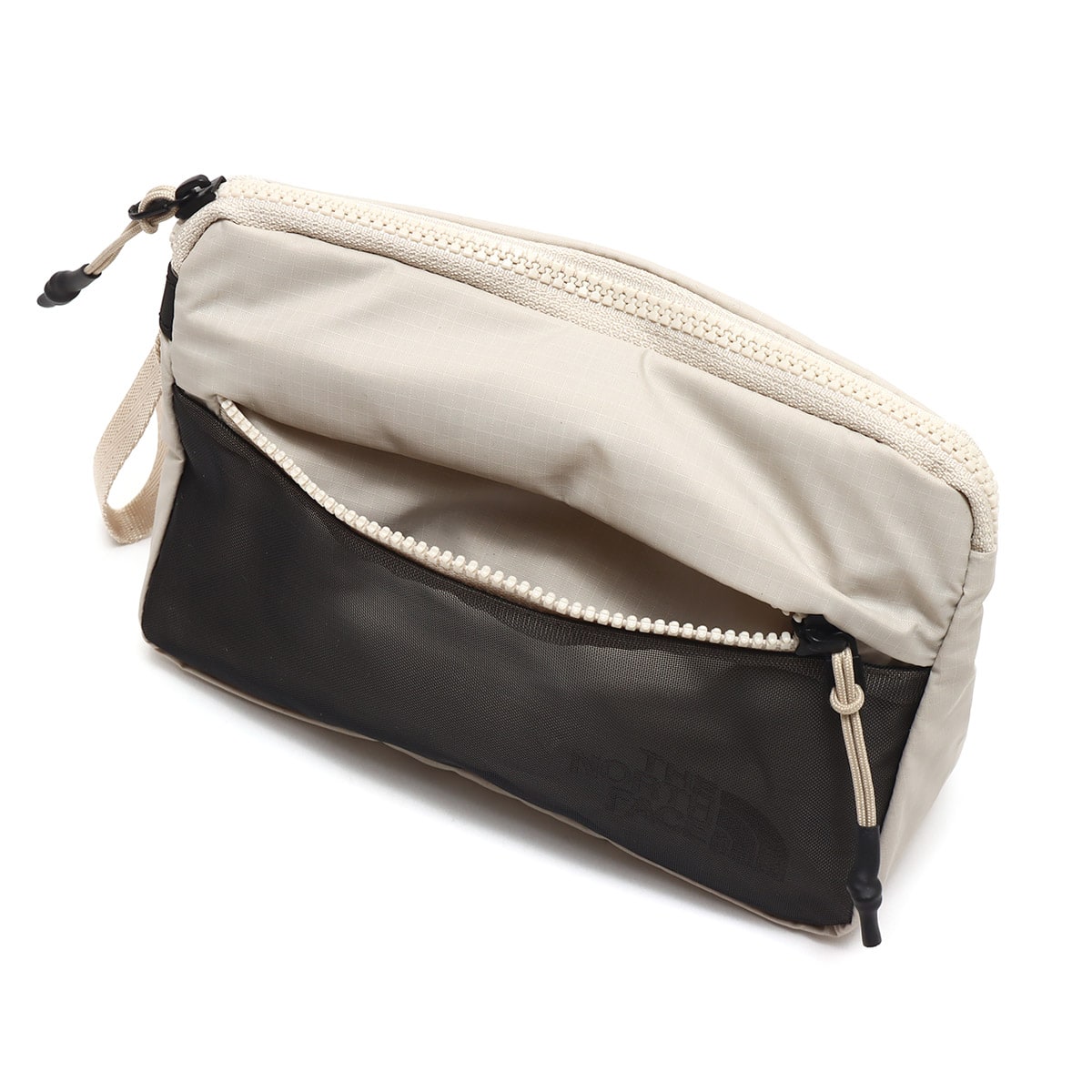 THE NORTH FACE GLAM POUCH S フォッシルアイボリー 23SS-Iの画像