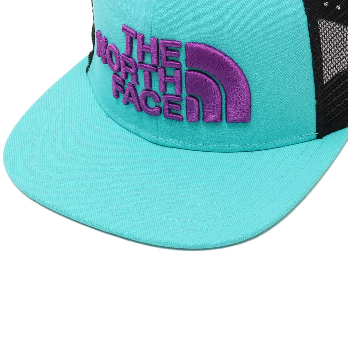 THE NORTH FACE Message Mesh Cap ガイザーアクア×オーバジーン 24SS-Iの画像