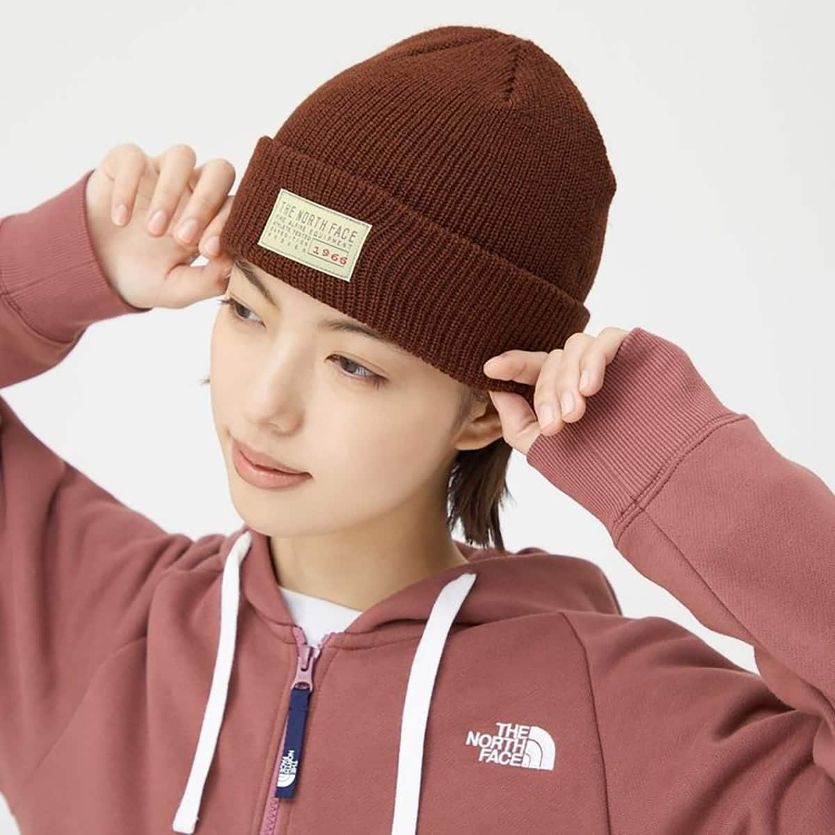 THE NORTH FACE STITCHWORK BEANIE ダークオーク 22FW-I