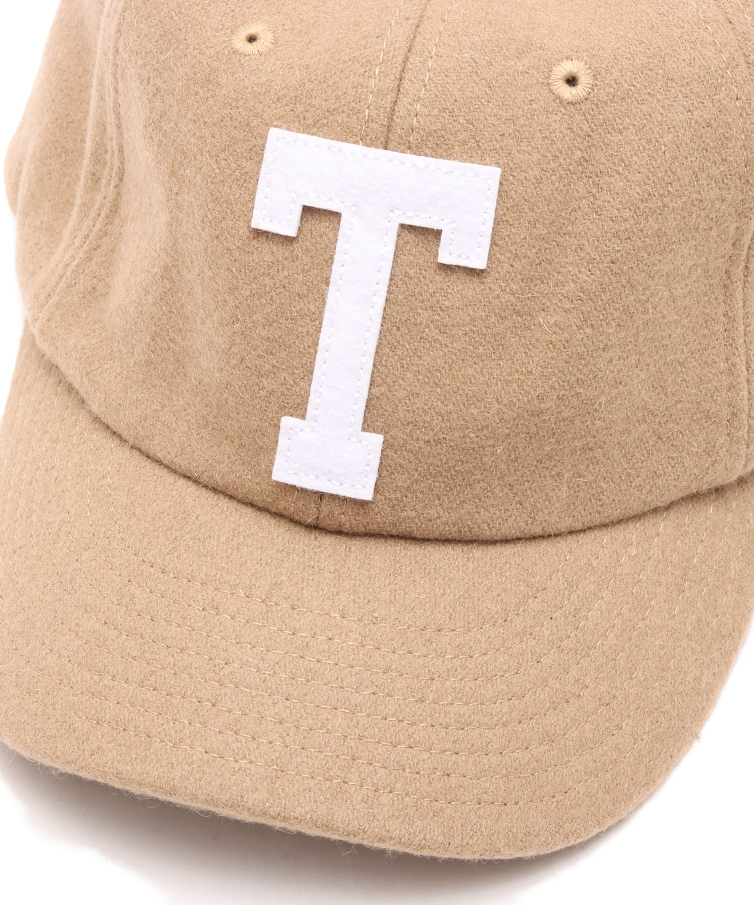THE NORTH FACE TNF LOGO FLANNEL CAP クラシックカーキの画像