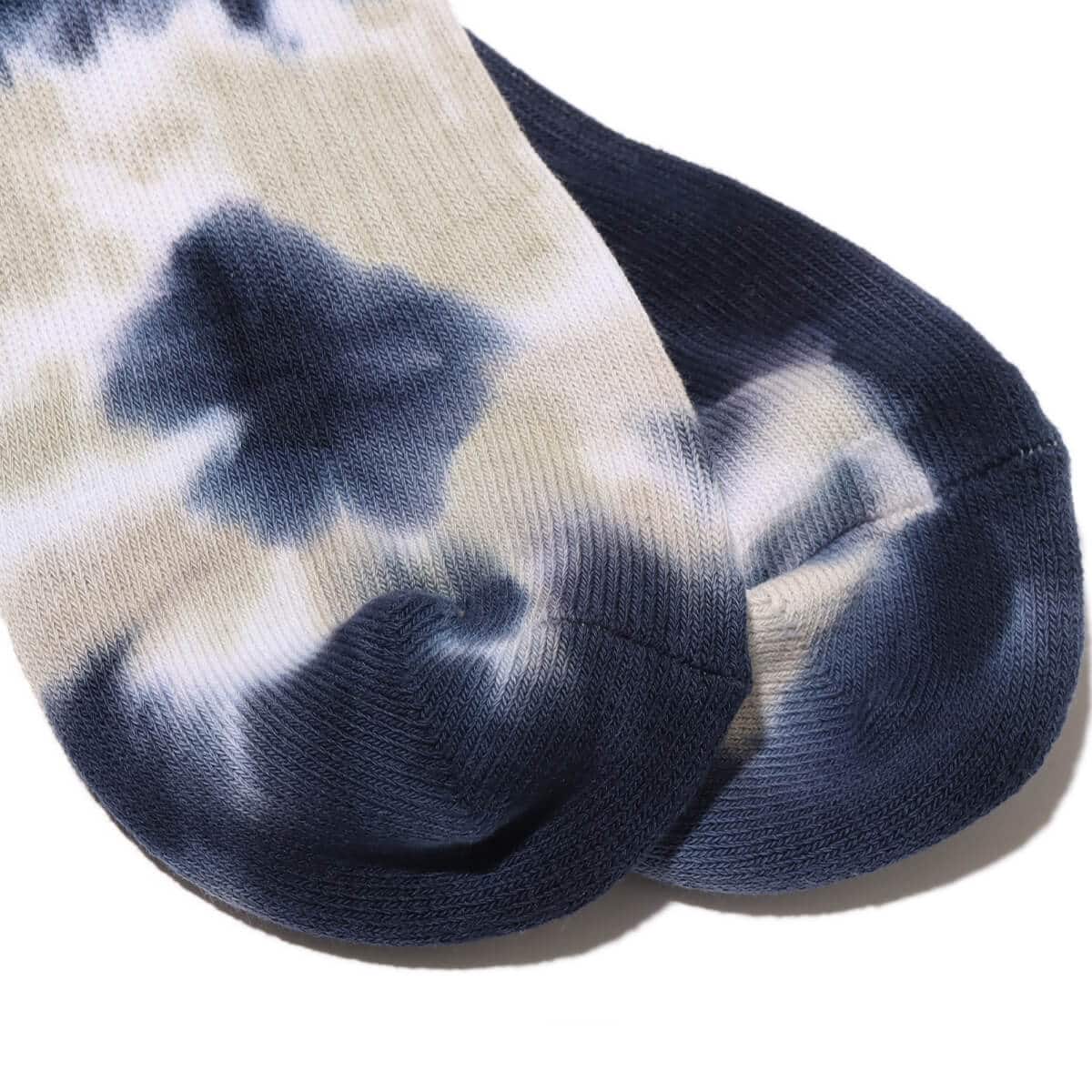 THE NORTH FACE Tie Dye Crew フォッシルアイボリー×アーバンネイビー の画像