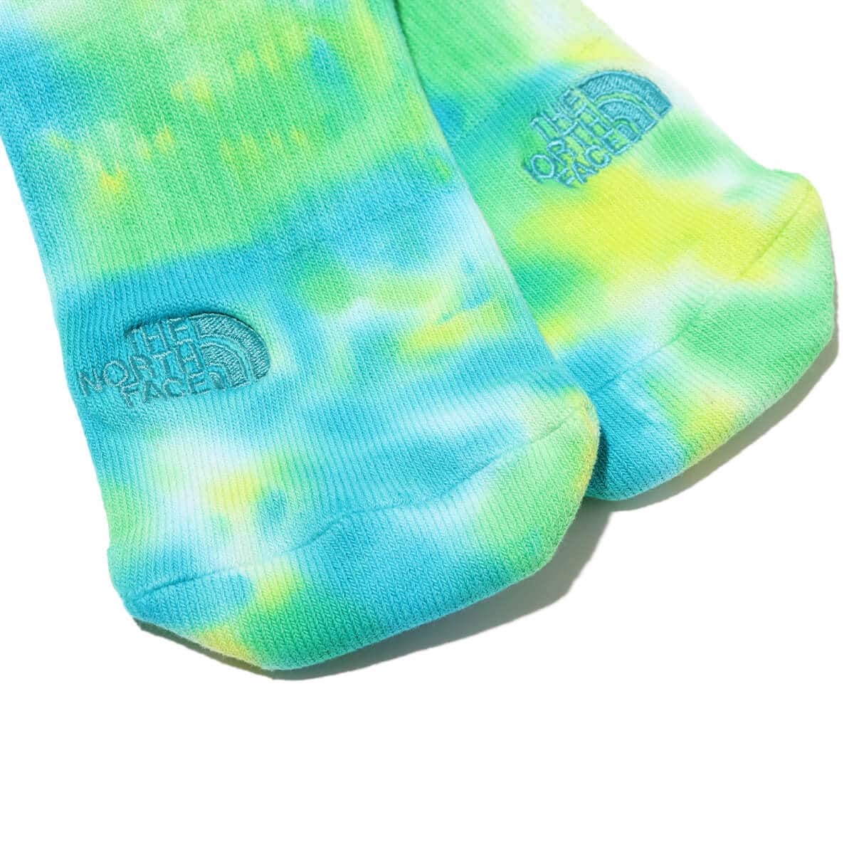 THE NORTH FACE Tie Dye Short レモンイエロー×オプティックエメラルド 24SS-Iの画像