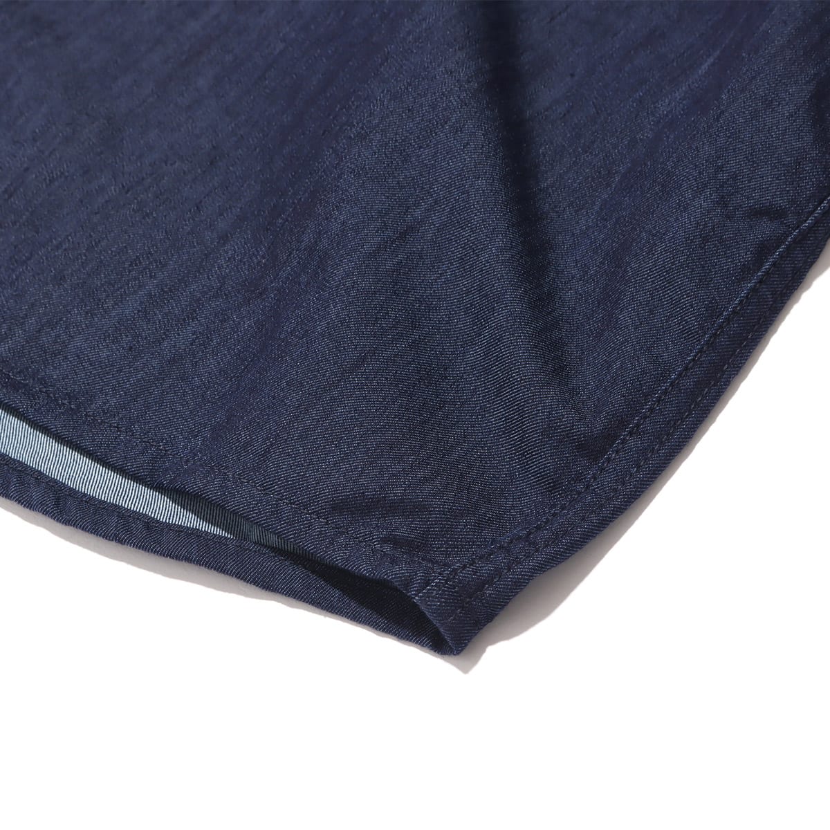 THE NORTH FACE L/S NYLON DENIM NUPTSE SHIRT インディゴデニム