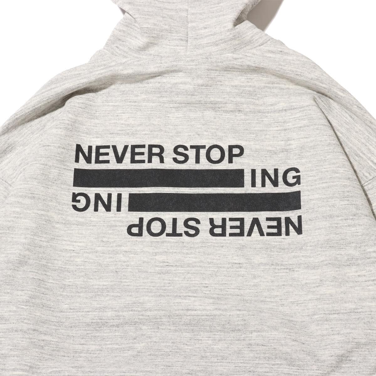 THE NORTH FACE NEVER STOP ING Hoodie ミックスグレーの画像