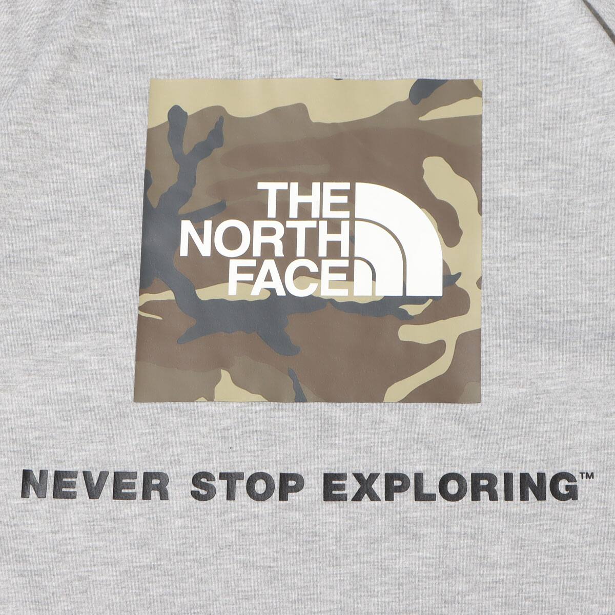 THE NORTH FACE S/S SQUARE CAMOUFLAGE TEE MIXGRAY 22SS-Iの画像