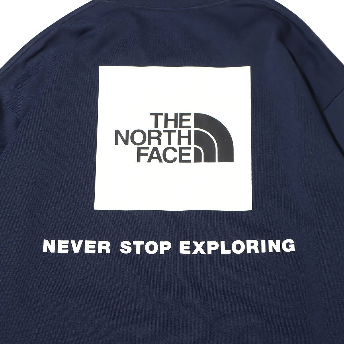 THE NORTH FACE L/S BACK SQUARE LOGO TEE アーバンネイビー 23SS-Iの画像