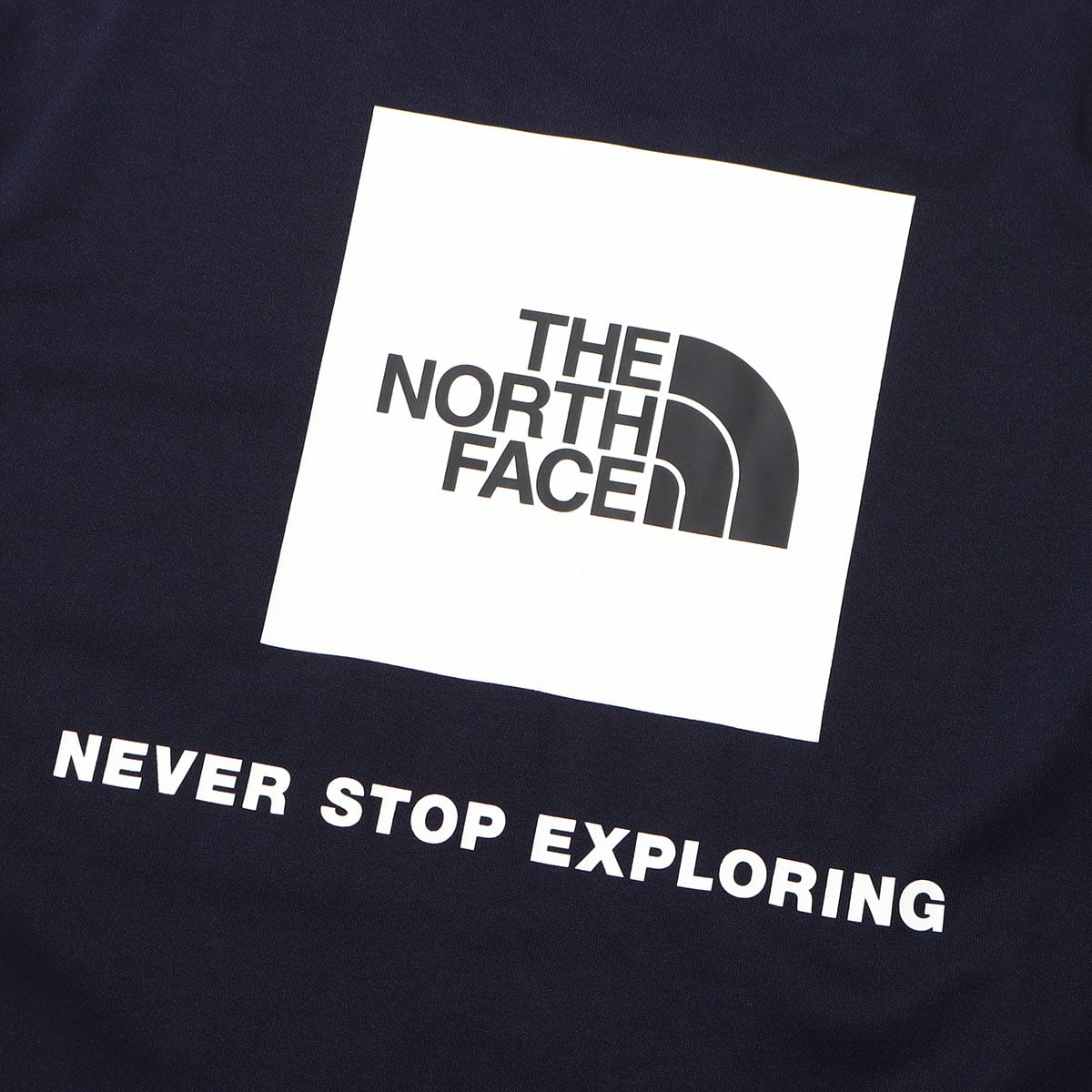THE NORTH FACE S/S BACK SQUARE LOGO TEE アビエイター ネイビー 23SS-Iの画像