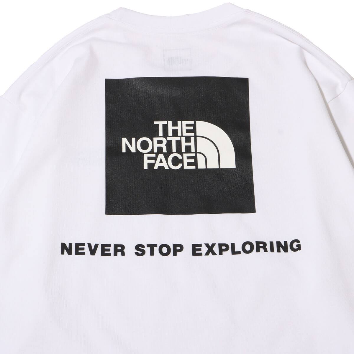 THE NORTH FACE L/S Back Square Logo Tee ホワイト 24SS-Iの画像