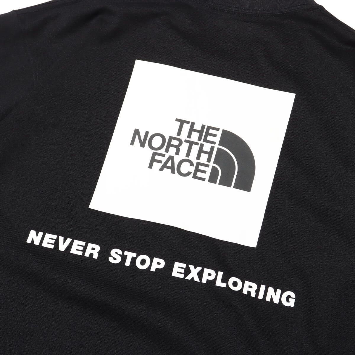 THE NORTH FACE S/S Back Square Logo Tee ブラックの画像