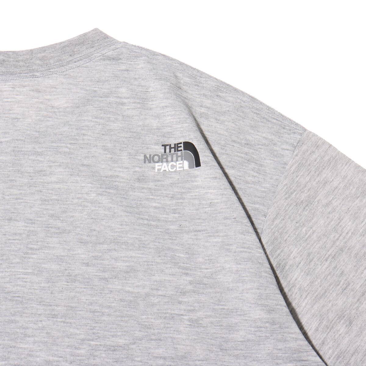 THE NORTH FACE S/S Colorful Logo Tee ミックスグレーの画像