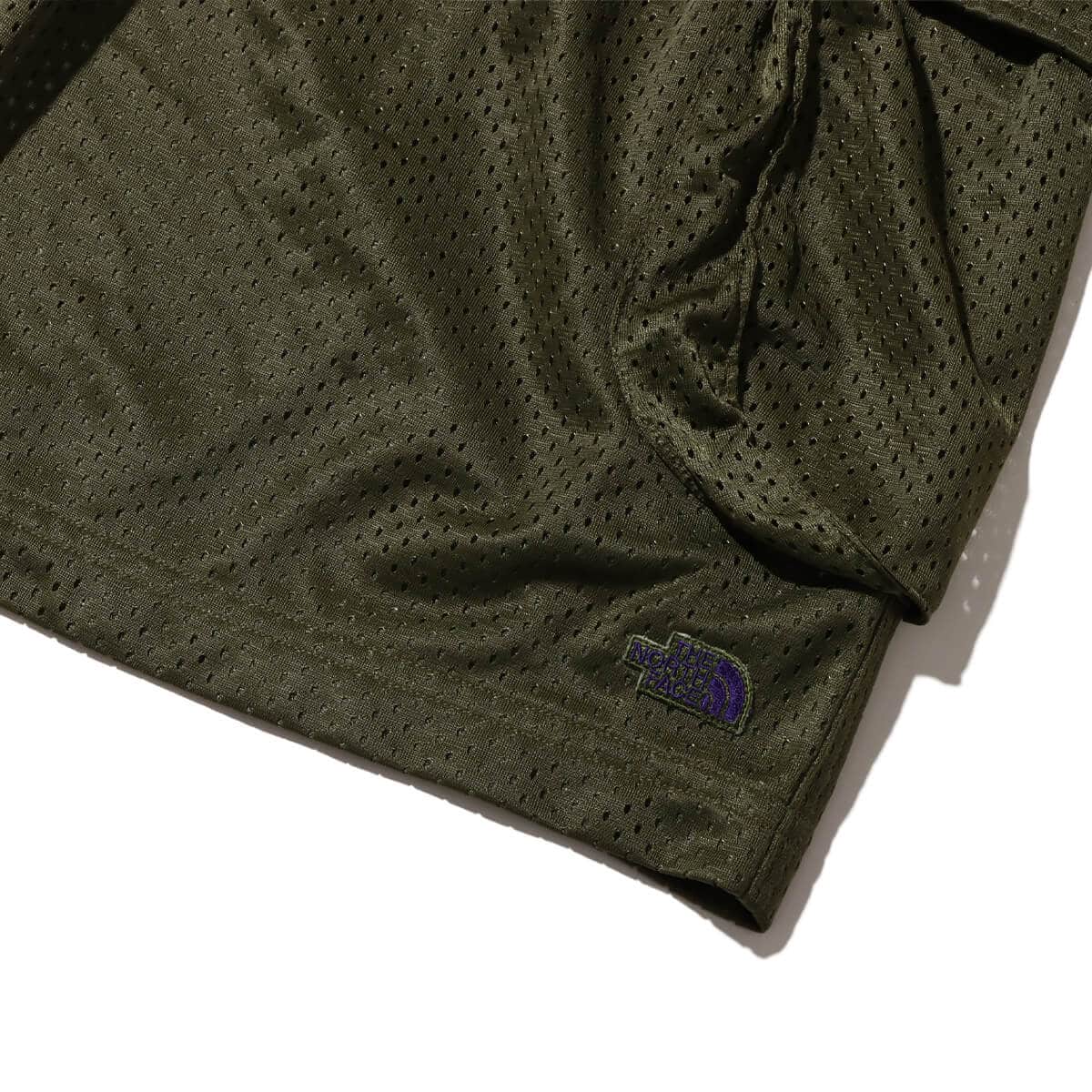 THE NORTH FACE PURPLE LABEL Mesh Cargo Pocket Field Shorts Olive Drab