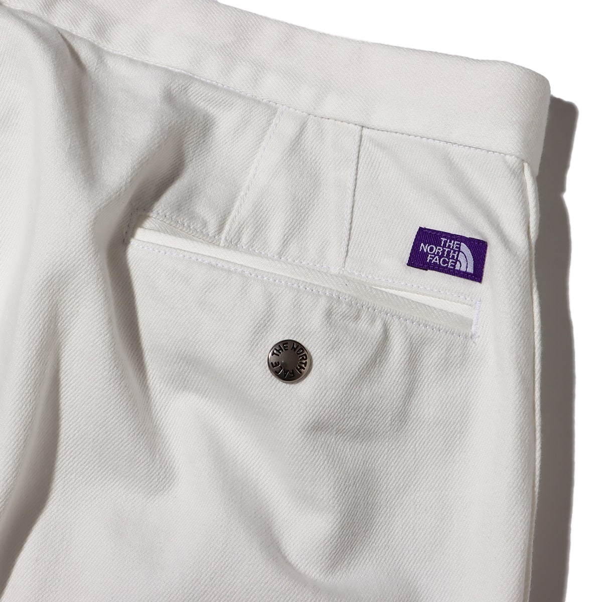THE NORTH FACE PURPLE LABEL Denim Wide Tapered Pants Off White 23SS-I