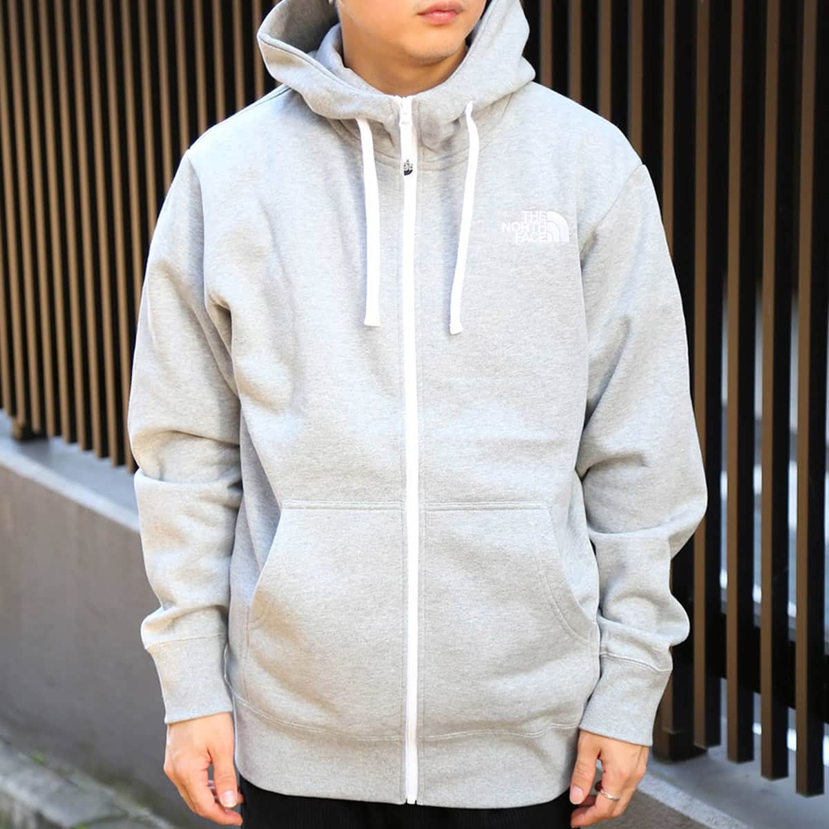 THE NORTH FACE REARVIEW FULL ZIP HOODIE ミックスグレー 22SS-I