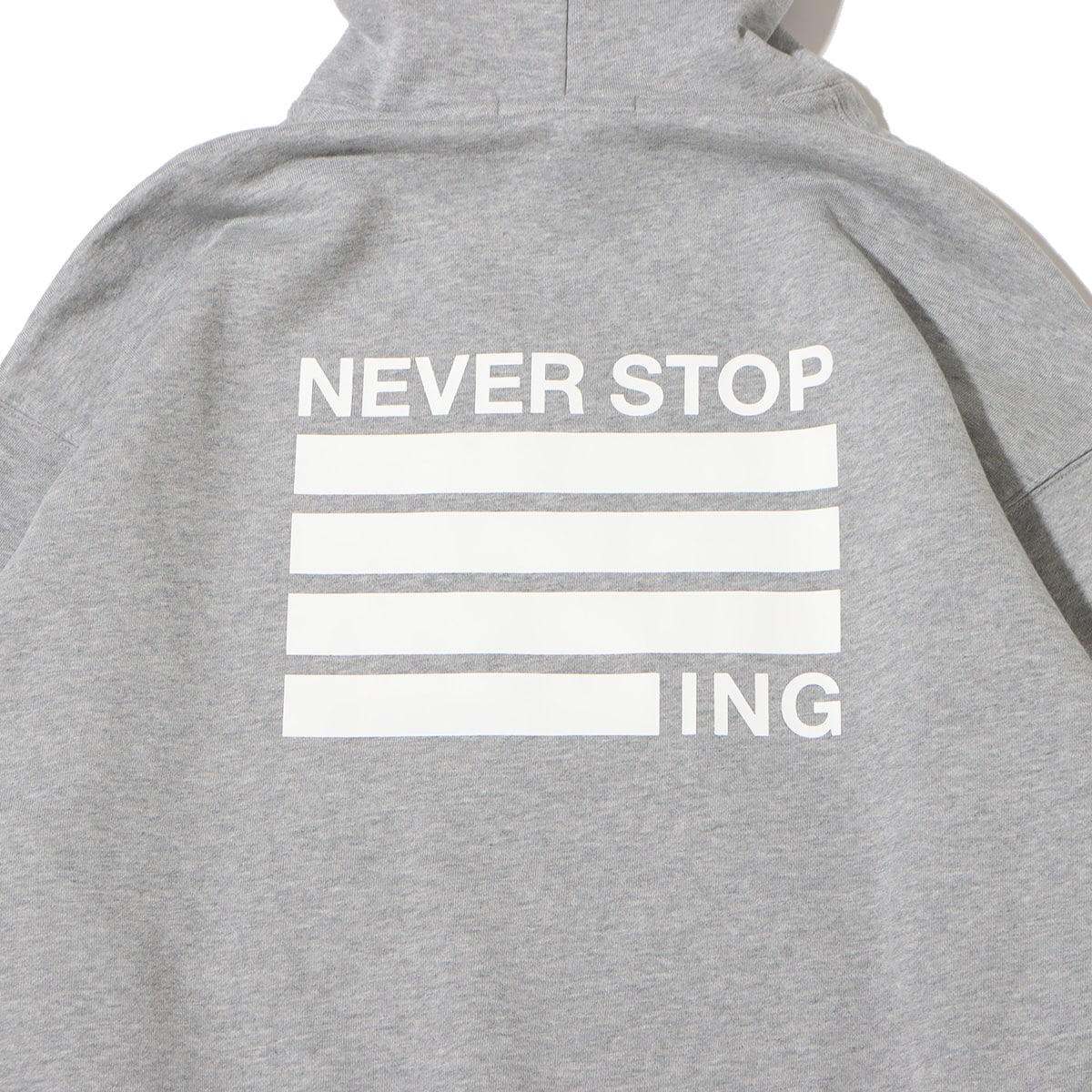 THE NORTH FACE NEVER STOP ING HOODIE MIXグレー