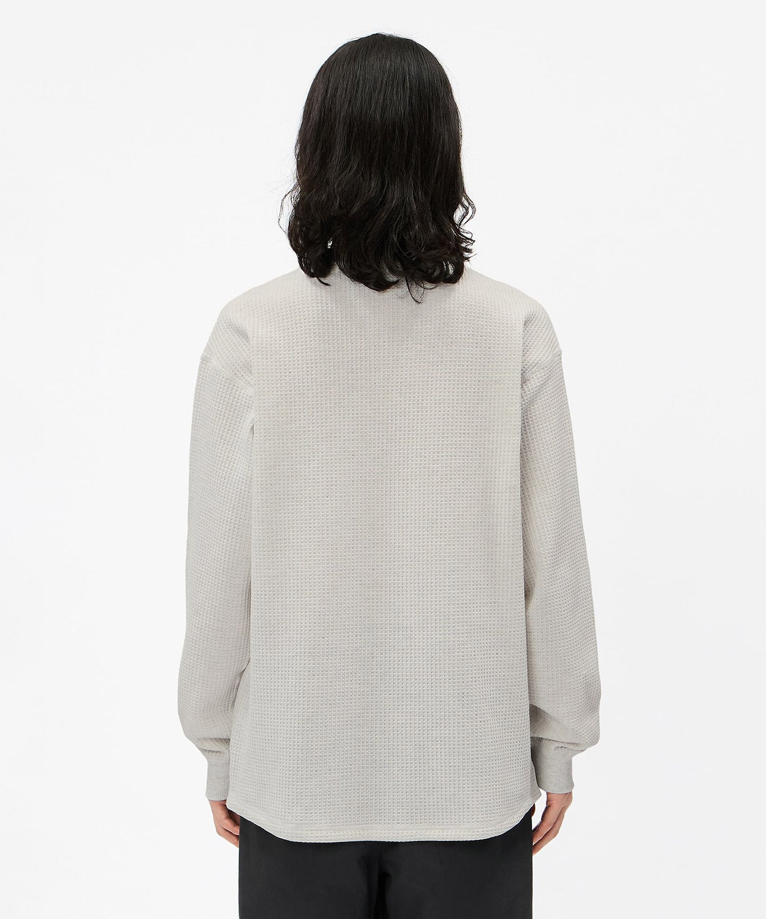 THE NORTH FACE L/S WARM WAFFLE CREW オフホワイトの画像