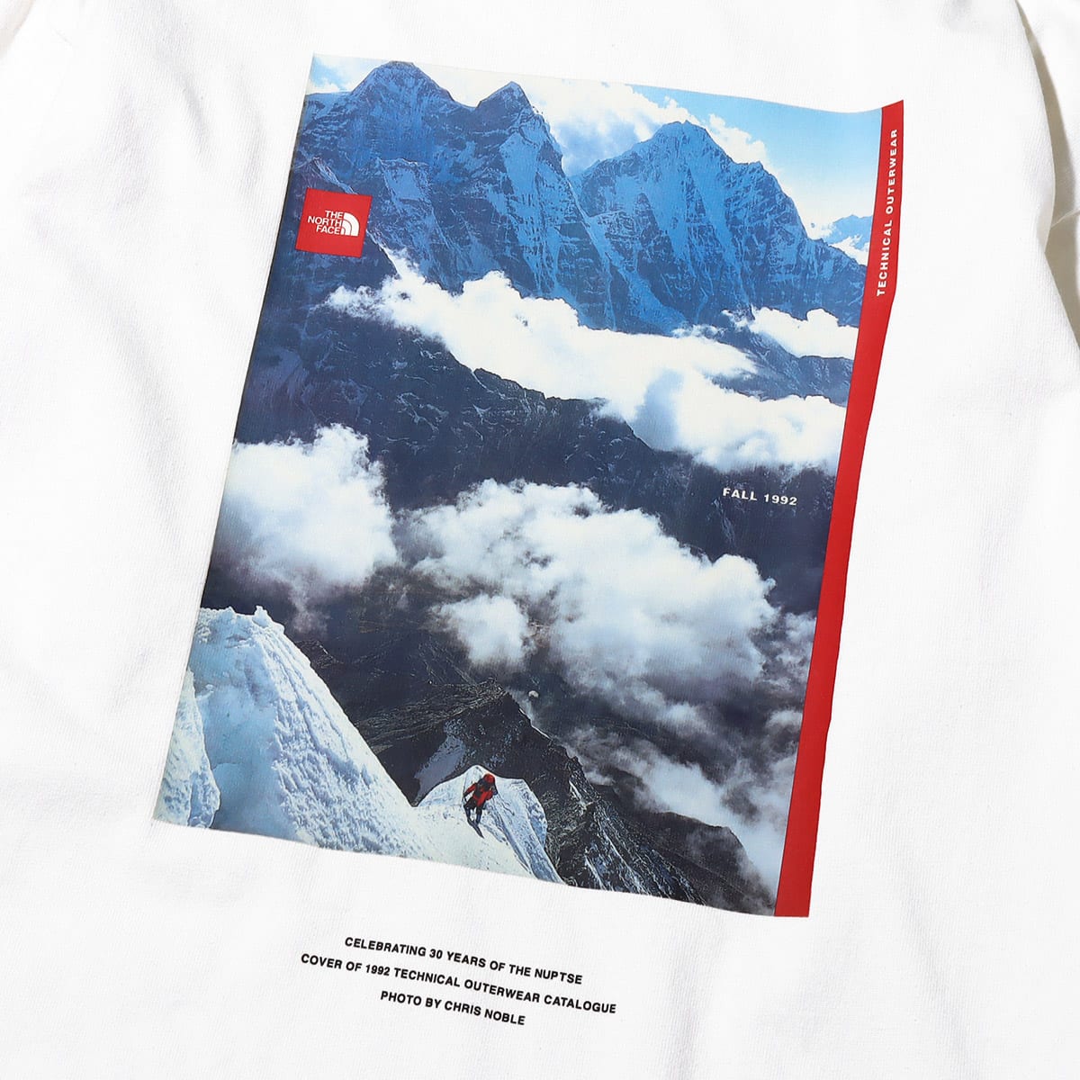 THE NORTH FACE L/S 30TH NUPTSE TEE ホワイト 22FW-I