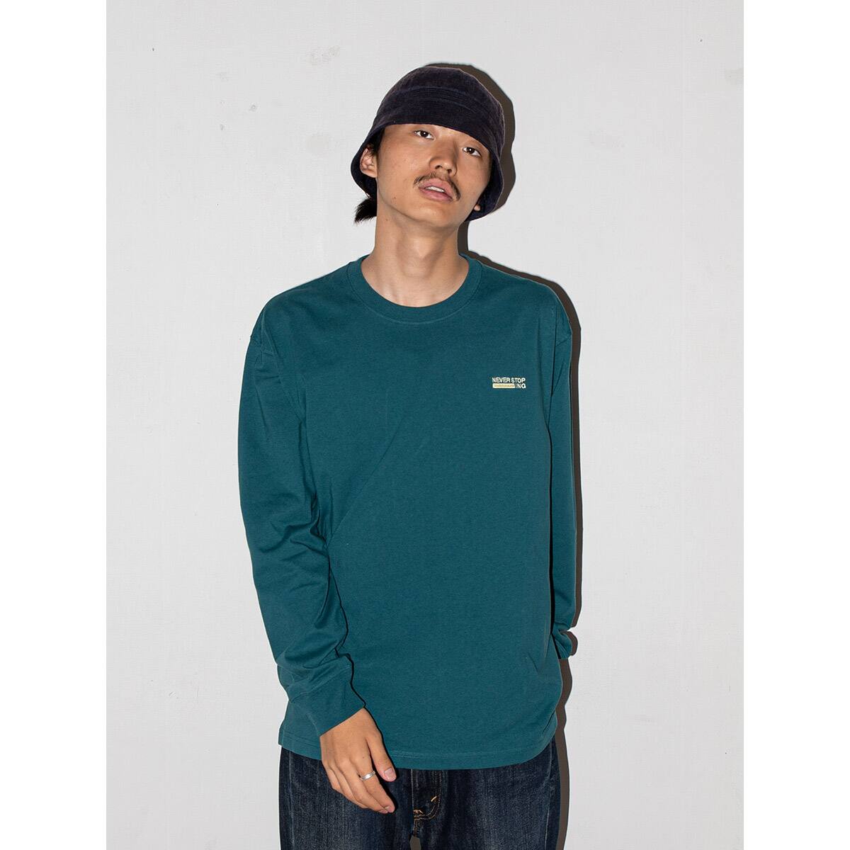 THE NORTH FACE L/S NEVER STOP ING TEE Aグリーン 23FW-I