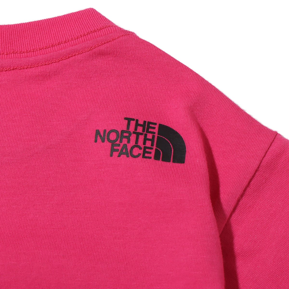 THE NORTH FACE BABY S/S SMALL SQUARE LOGO TEE MRピンク 23FW-Iの画像