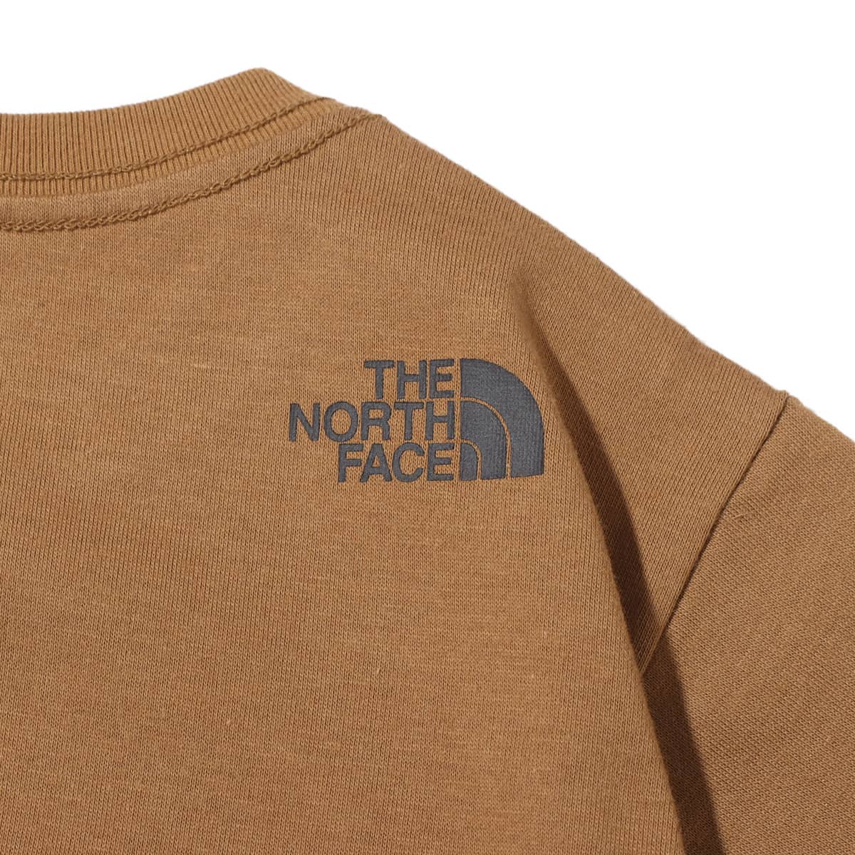THE NORTH FACE BABY S/S SMALL SQUARE LOGO TEE Uブラウン 23FW-Iの画像
