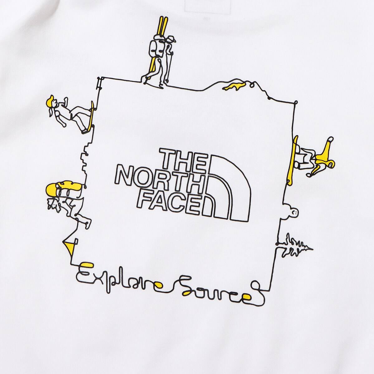 THE NORTH FACE S/S EXPLORE SOURCE CIRCULATION TEE ホワイト 23SS-Iの画像