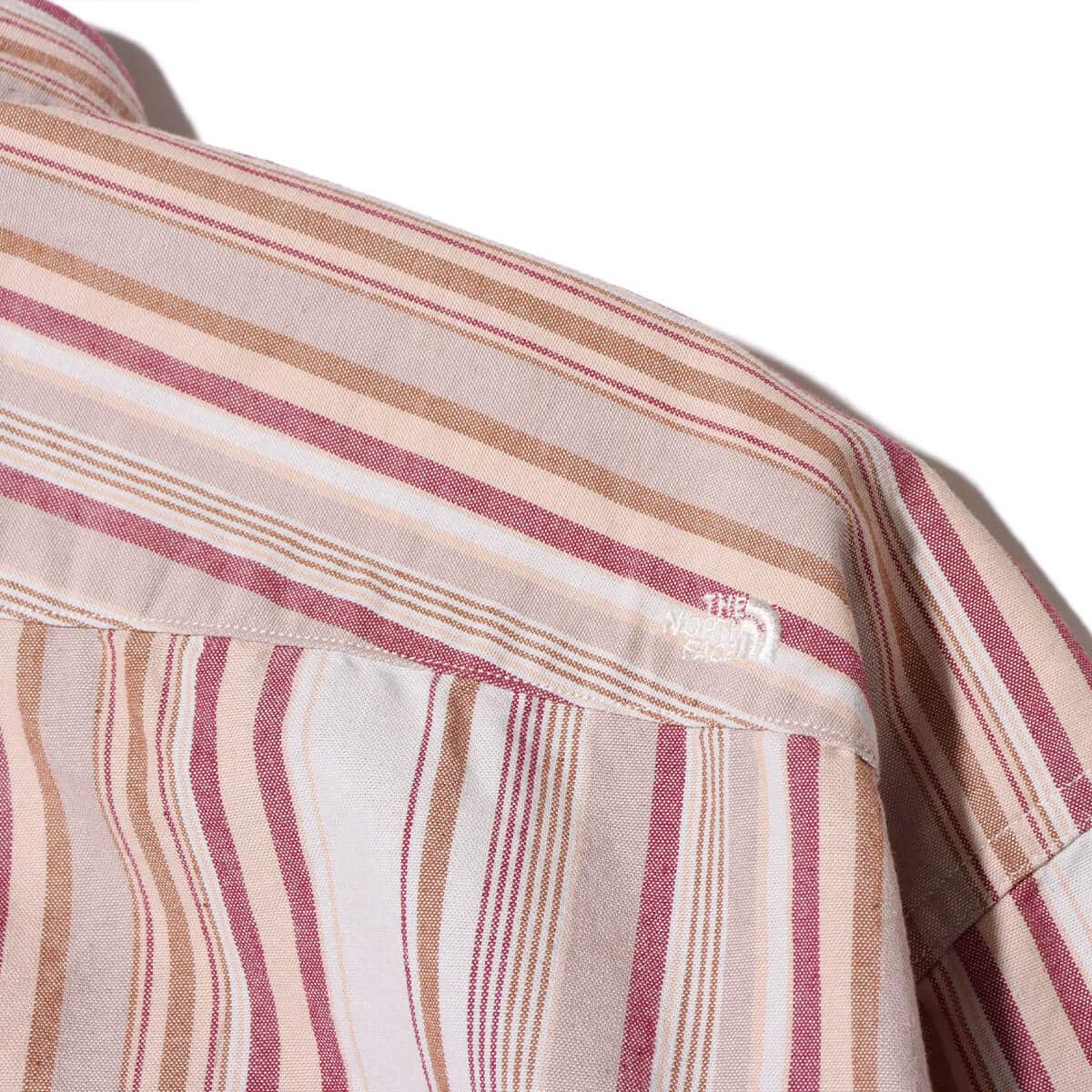 THE NORTH FACE PURPLE LABEL Button Down NP Striped Field Shirt Dress Beige 24SS-Iの画像