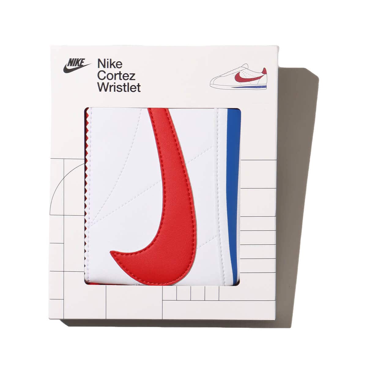 NIKE CORTEZ WRISTLET ホワイト/バーシティーロイヤルの画像
