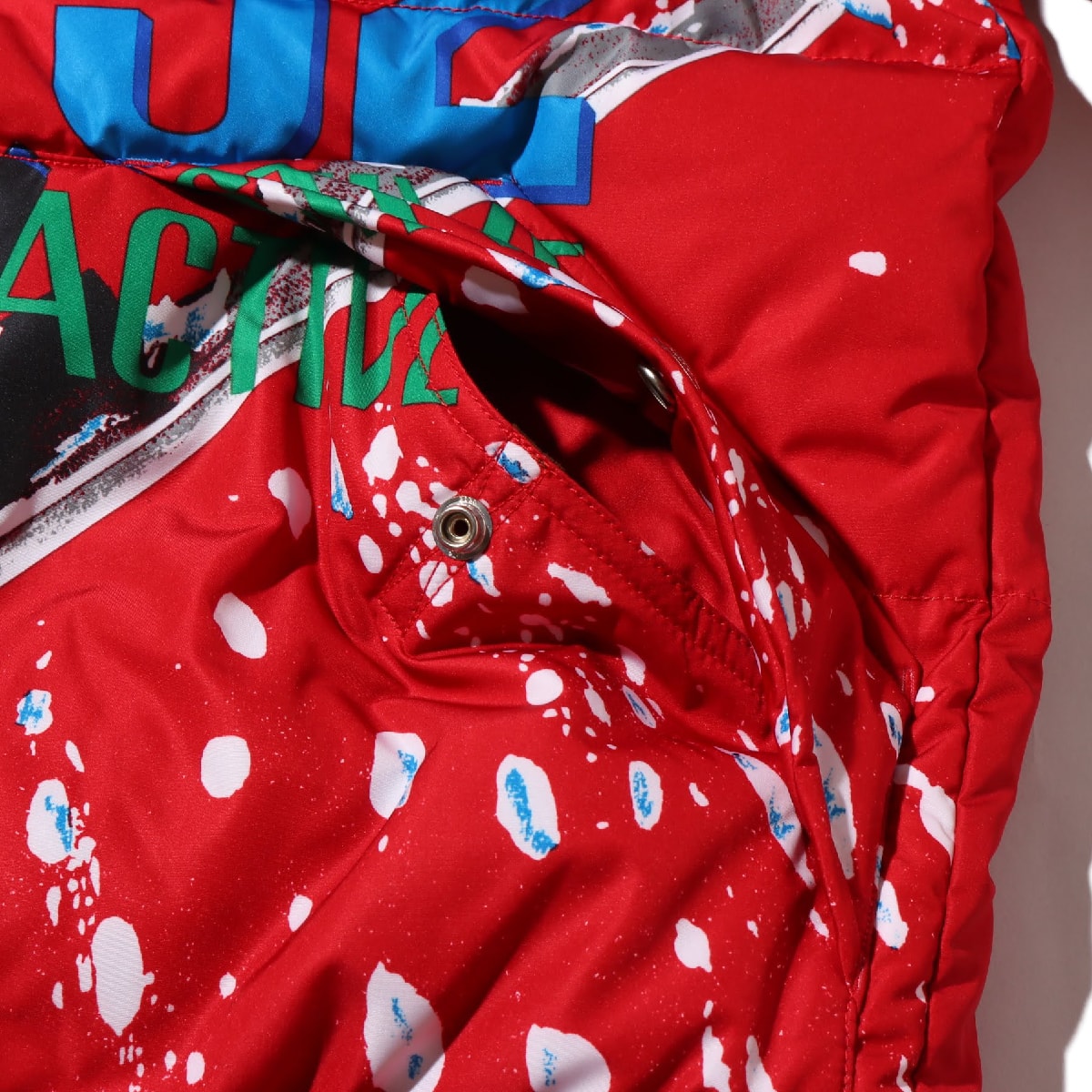 POLO RALPH LAUREN HWTHRNE JKT-DOWN FILL-JACKET RED MULTI 18HO-Iの画像