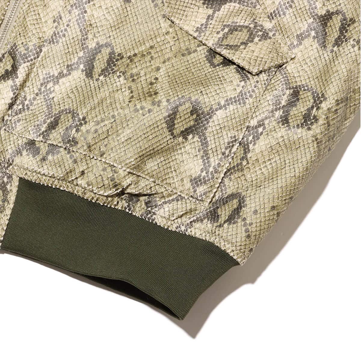 PLEASURES RATTLE FLIGHT JACKET GREENの画像