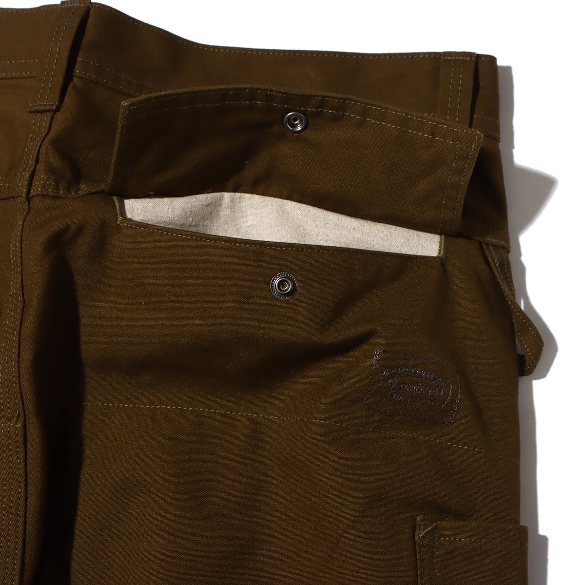 snow peak TAKIBI Canvas Pants Olive 22FA-Iの画像