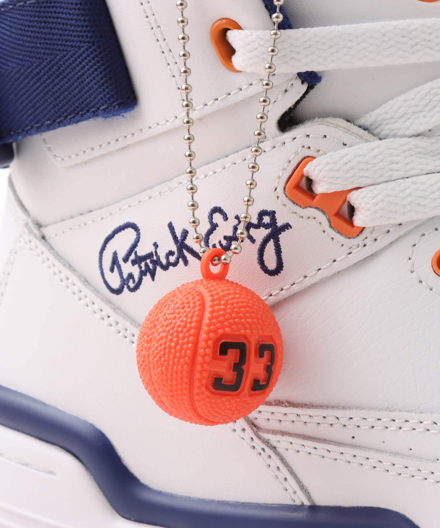 EWING 33 HI OG WHITE/BLUE/ORANGEの画像