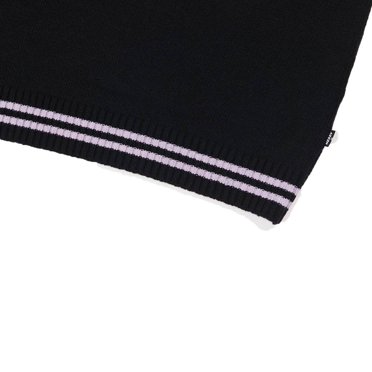 NERDY Logo Crewneck Sweater BLACK 21HO-Iの画像