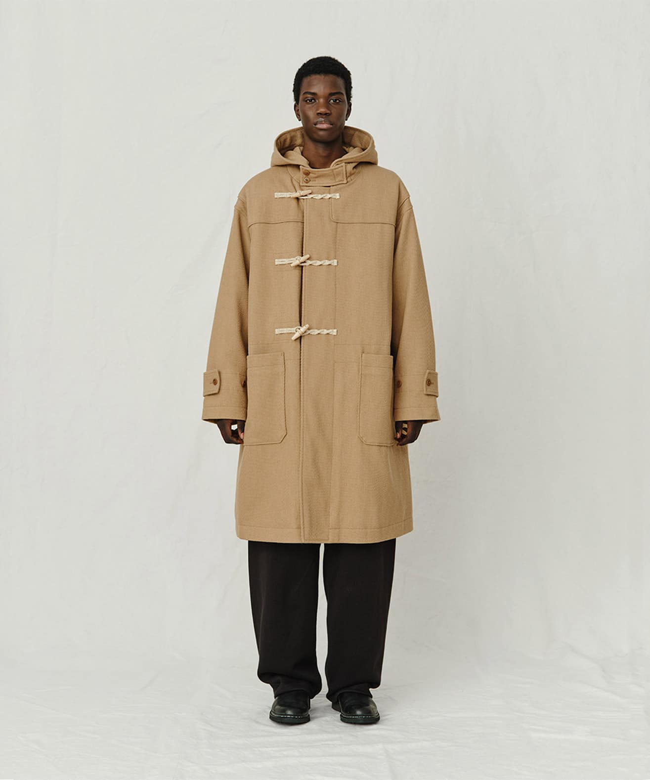 nanamica WINDSTOPPER DUFFLE COAT CAMELの画像