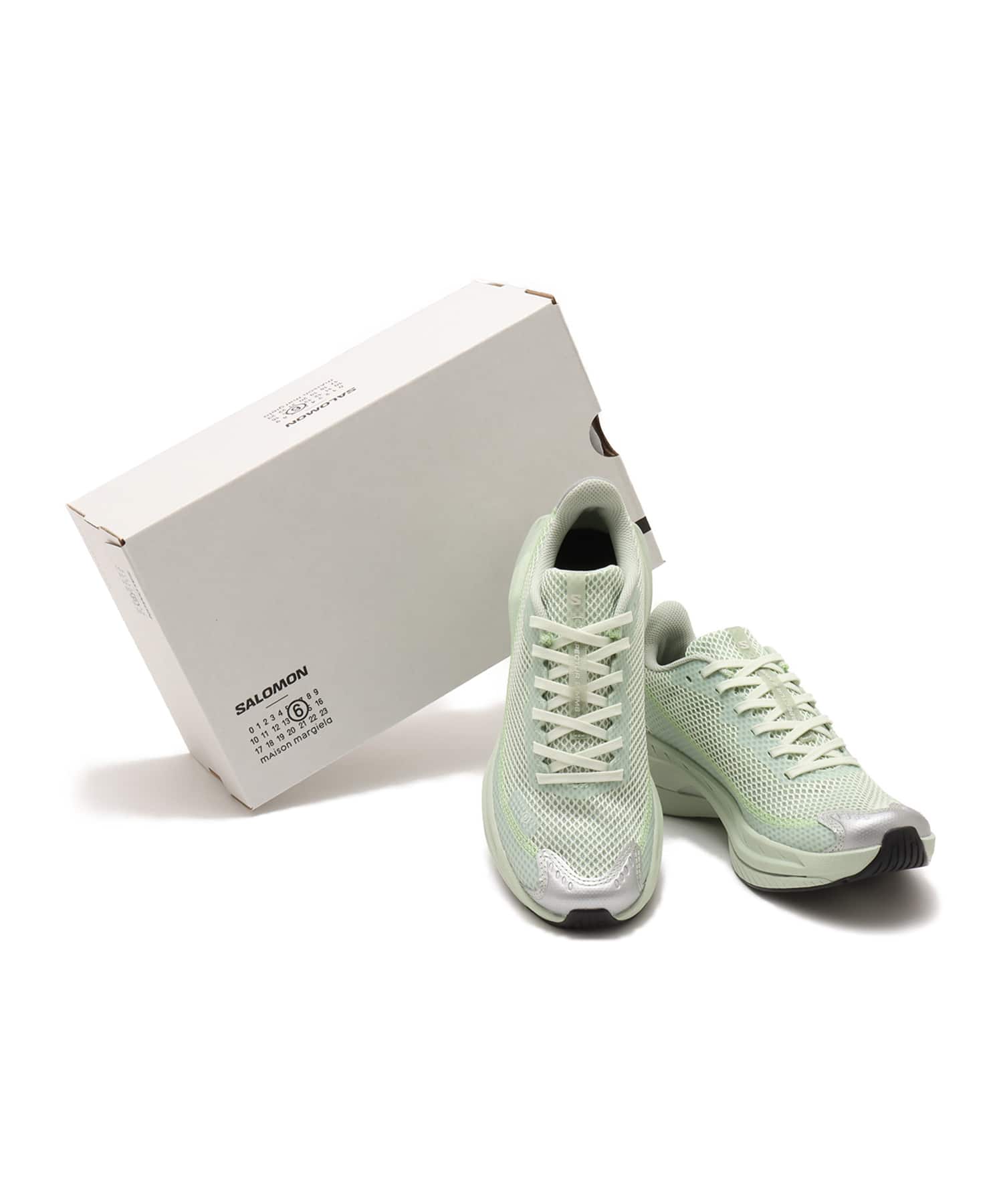 MM6 x SALOMON SPECTUR 2 Sea Foam/Canary Green/Patina Greenの画像
