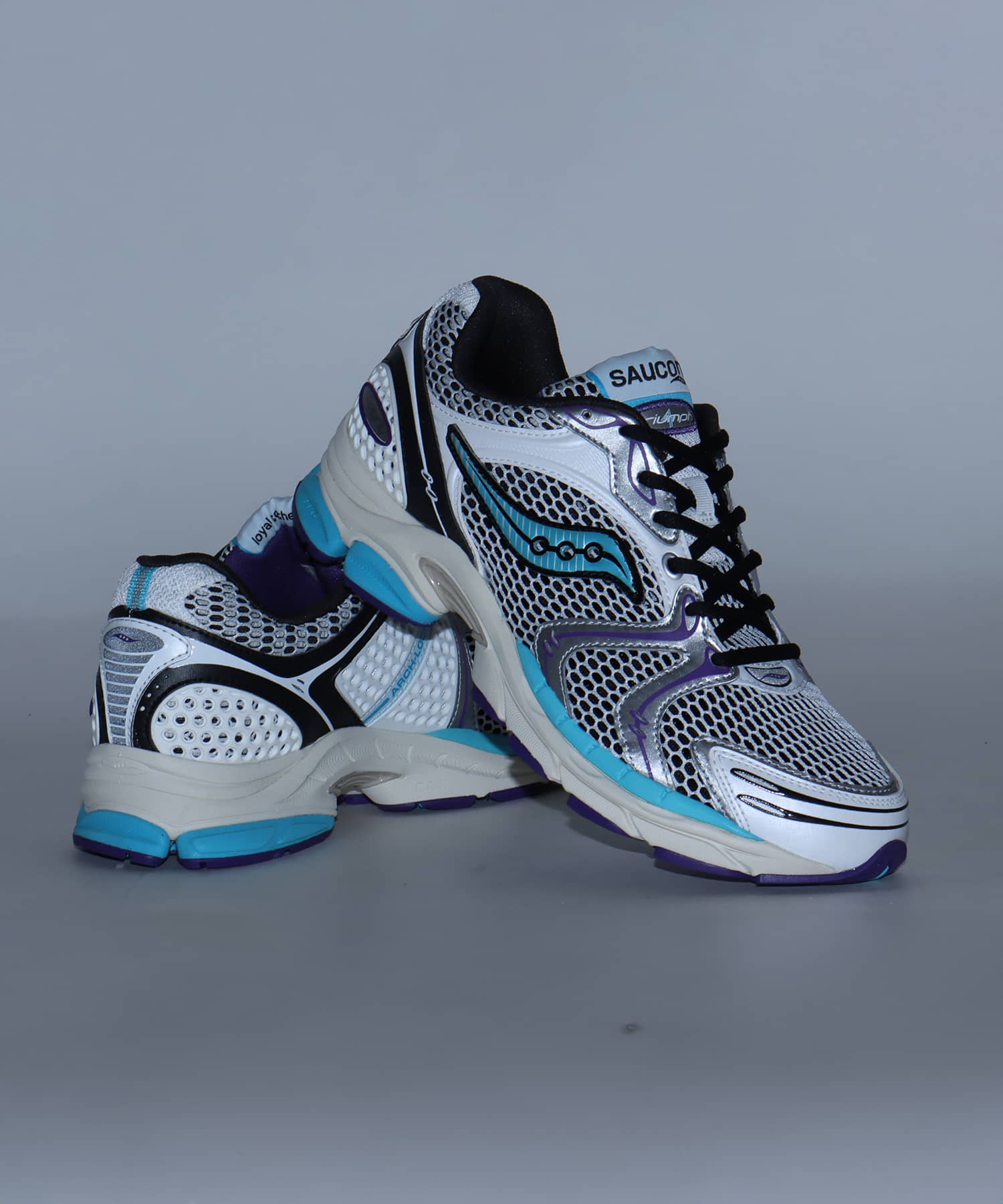 Saucony PROGRID TRIUMPH 4 WHITE/BLUEの画像