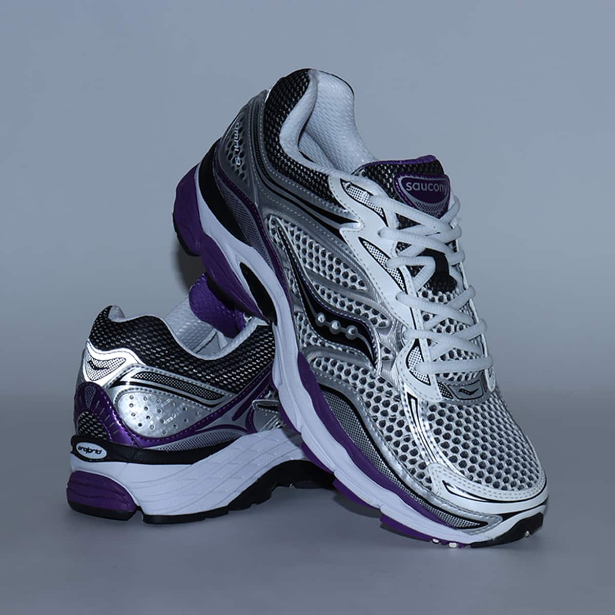 Saucony PROGRID OMNI 9 SILVER/PURPLEの画像