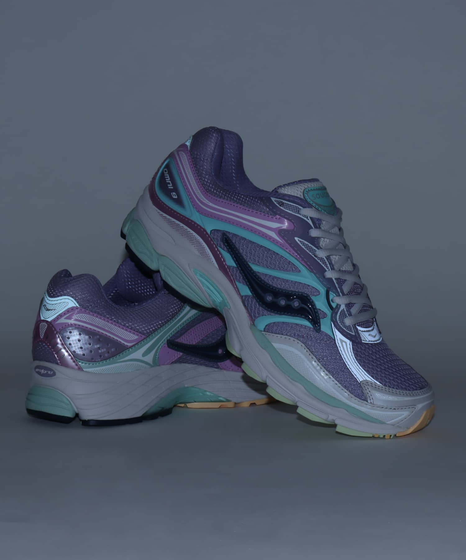 Saucony Progrid Omni 9 WISTERIA/BLUEの画像