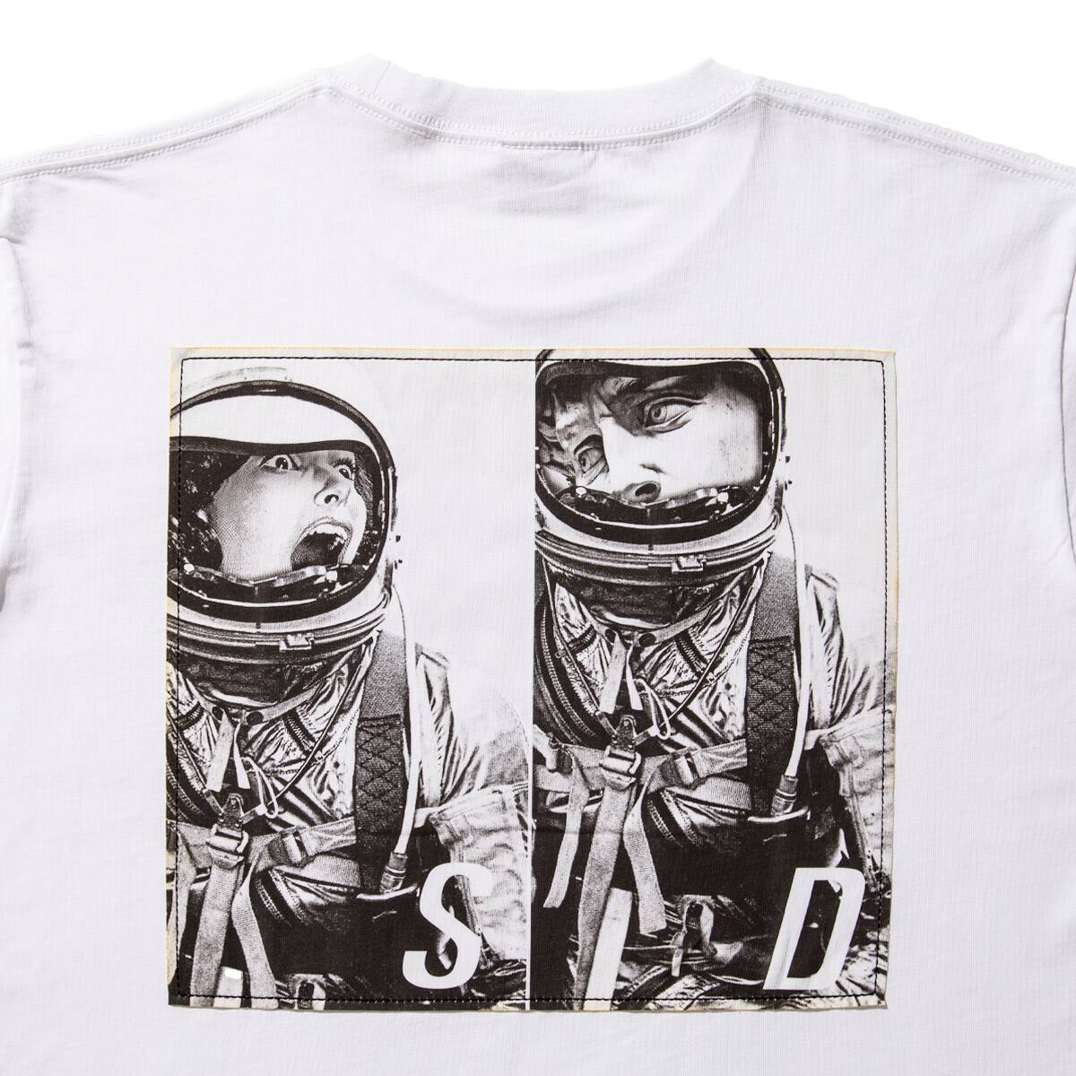 SOLID ASTRONAUT BACK PRINT T-SHIRT WHITE 21SU-Iの画像