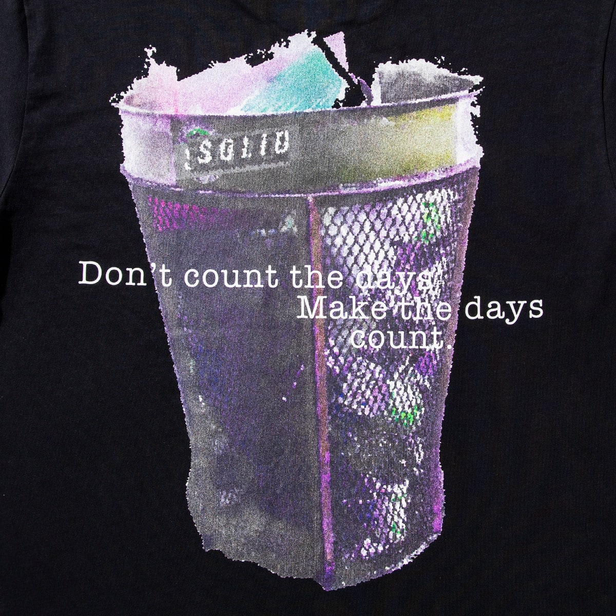 SOLID GARBAGE T-SHIRT BLACK 21SU-Iの画像