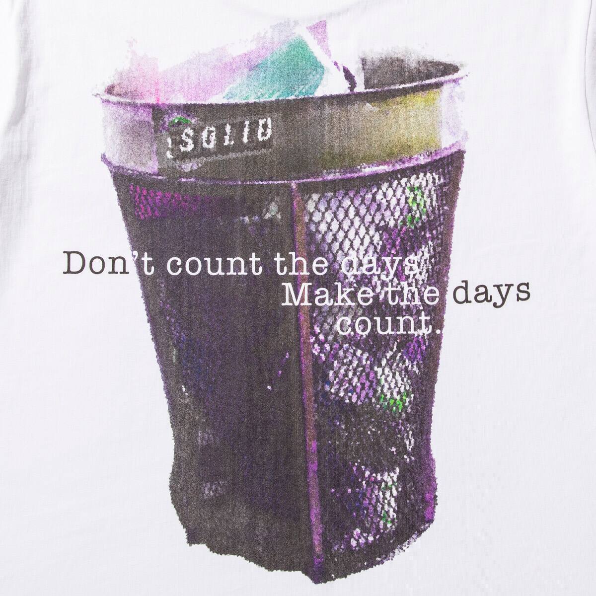 SOLID GARBAGE T-SHIRT WHITE 21SU-Iの画像