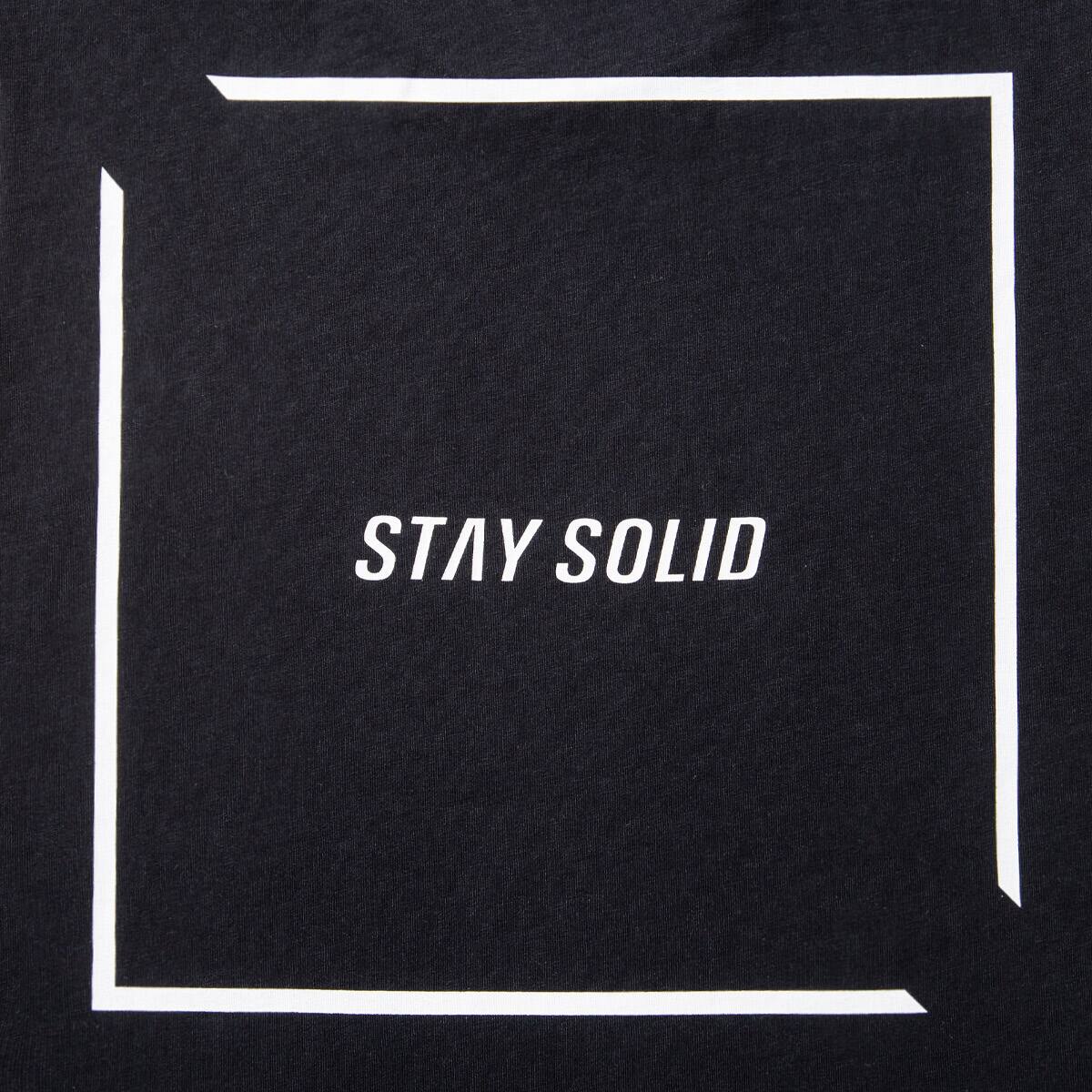 SOLID STAY SOLID TANK TOP BLACK 21SU-Iの画像