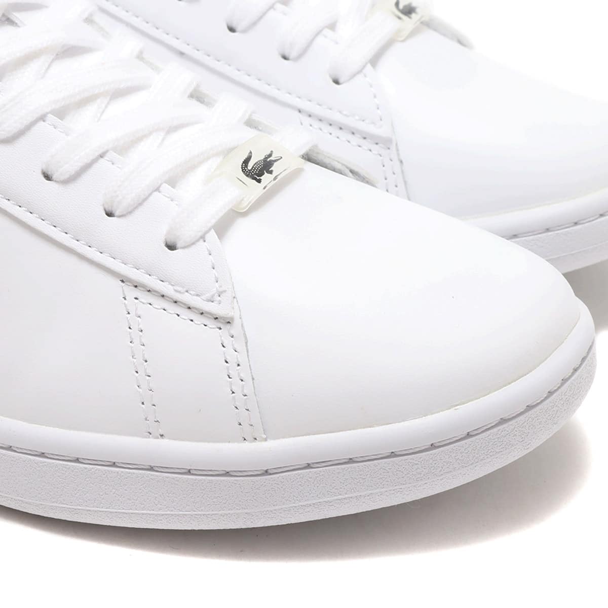 LACOSTE CARNABY EVO 0121 2 WHITE/BLACK 21FA-Iの画像