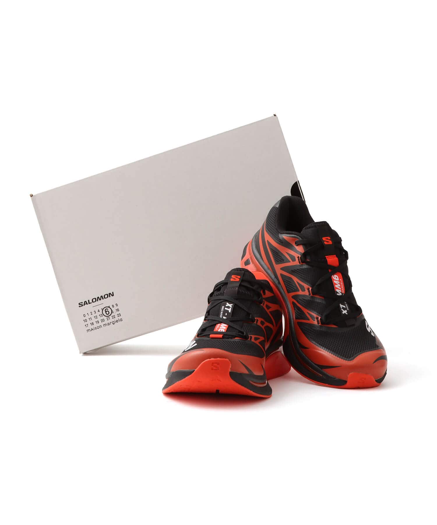 MM6 XT6 SALOMON BLACK/CHERRY TOMATO/WHITEの画像