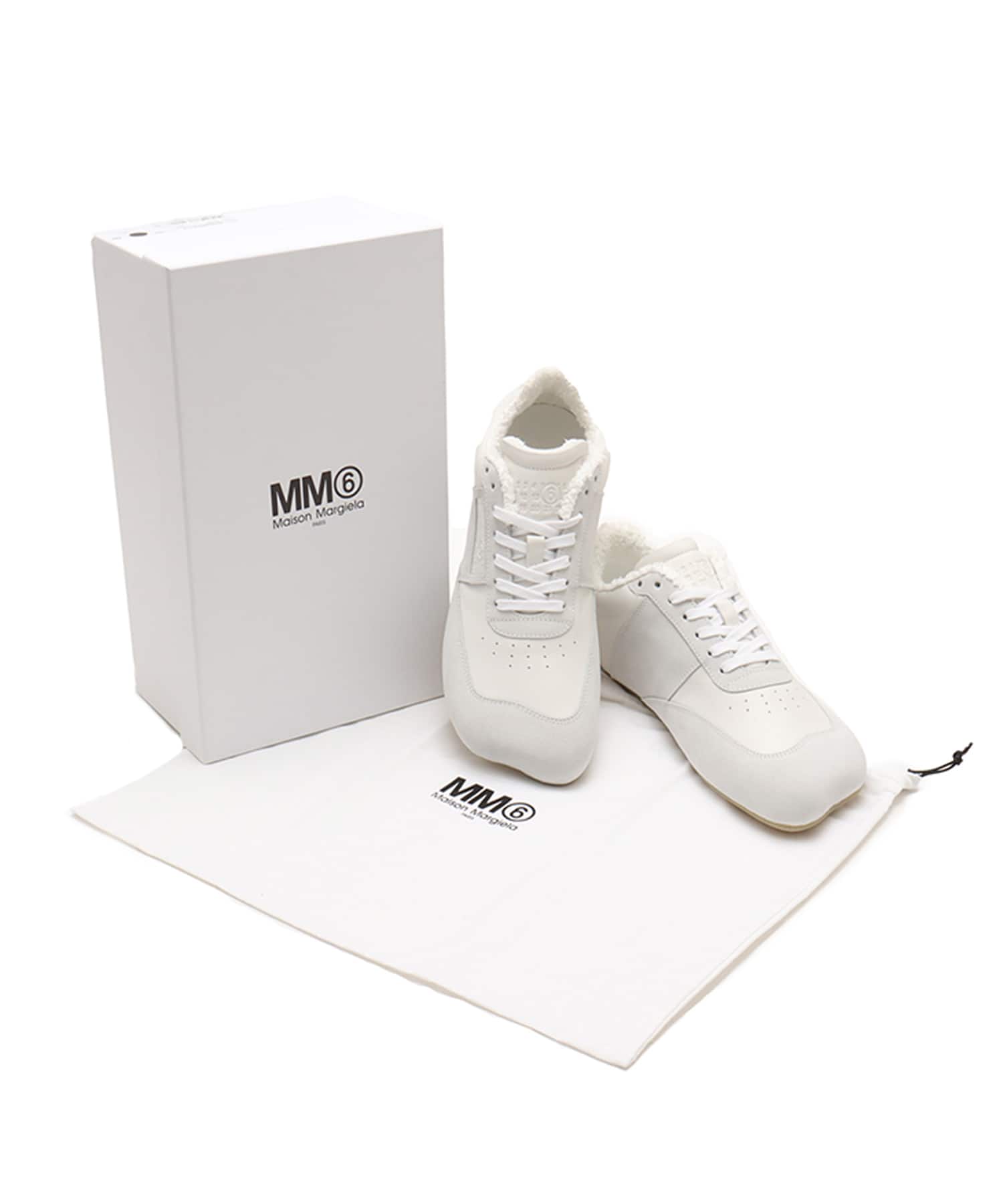 MM6 MENS ANATOMIC SNEAKERS Whiteの画像