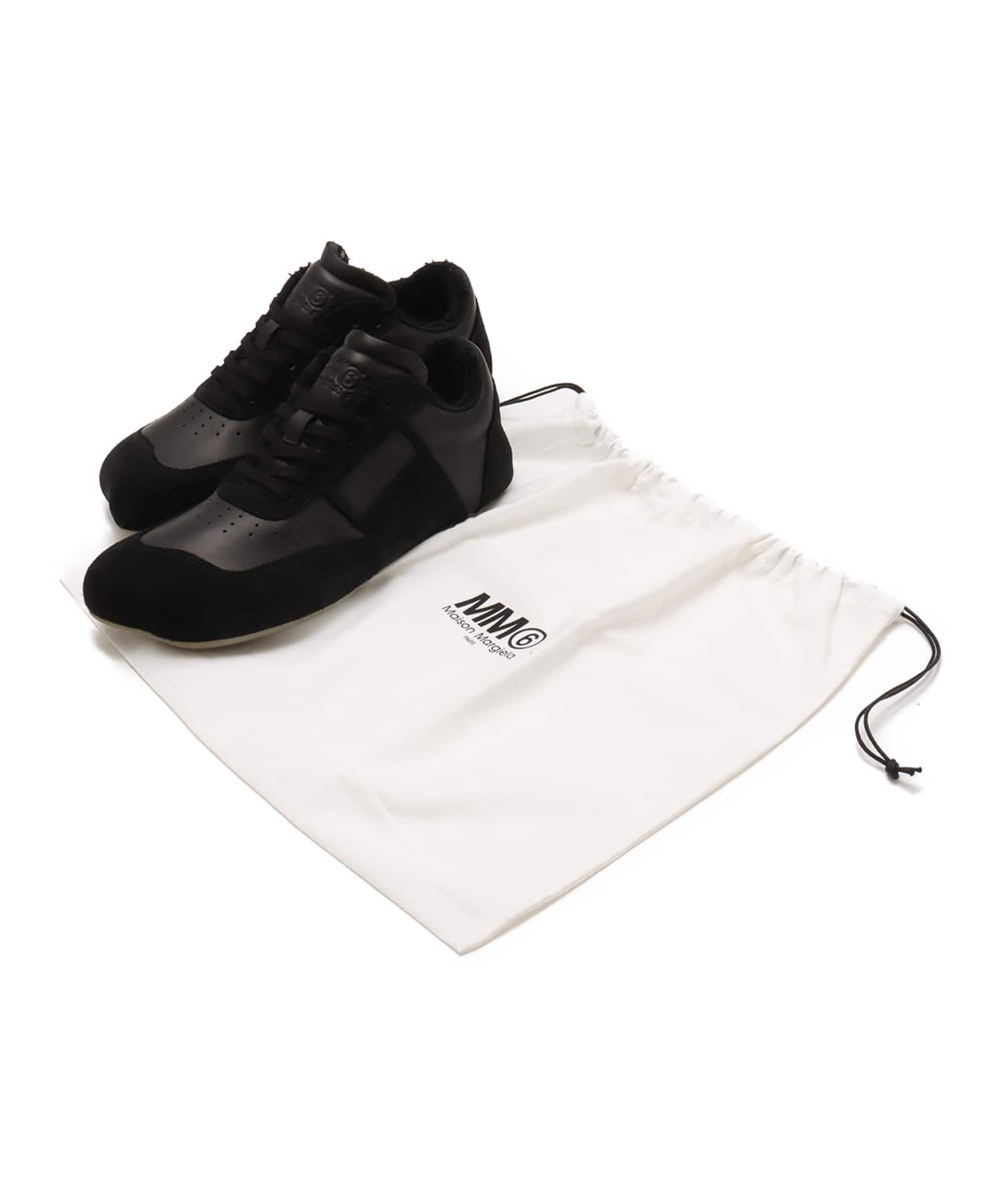 MM6 MENS ANATOMIC SNEAKERS BLACKの画像