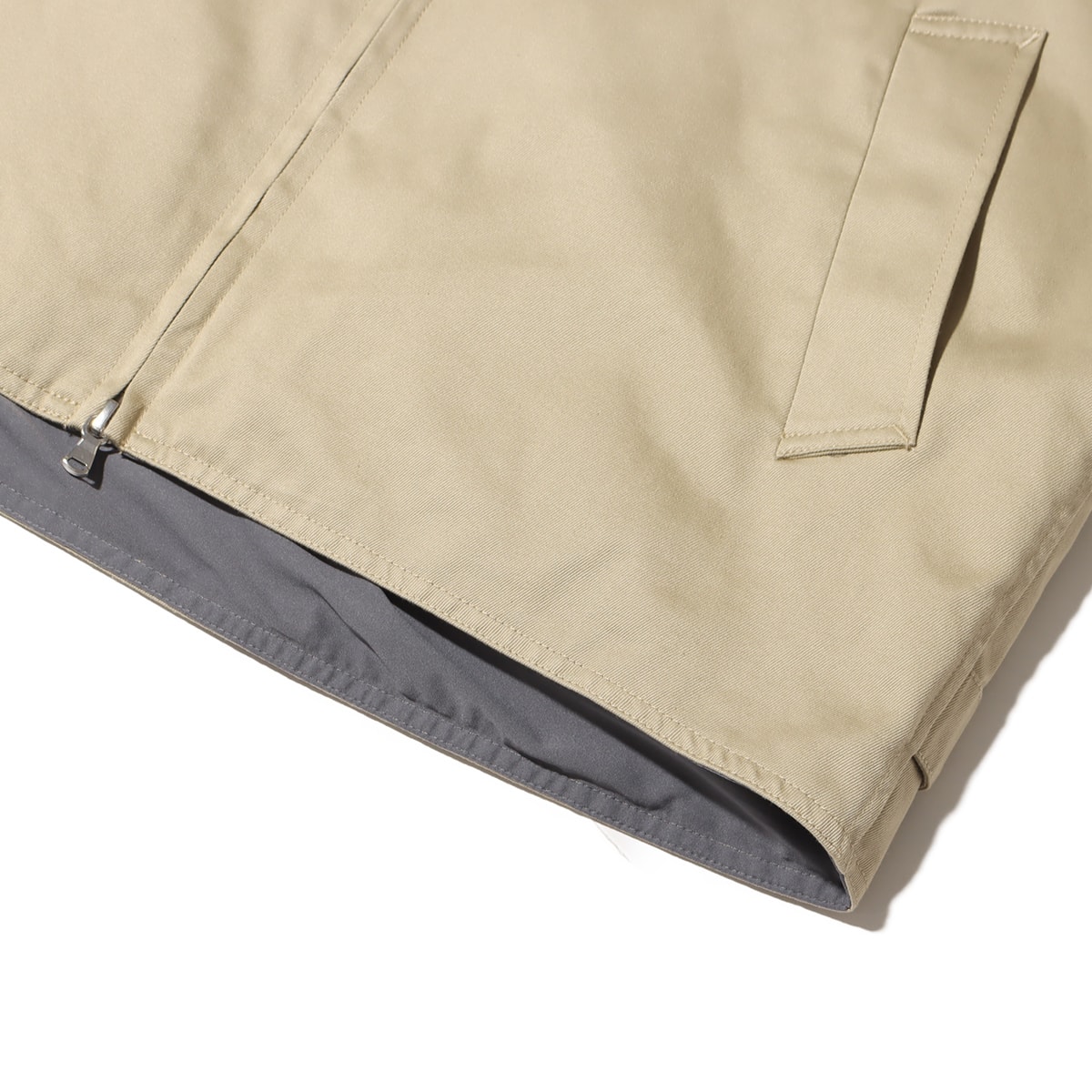 nanamica GORE-TEX INFINIUM Chino Crew Jacket Khaki 23FA-Iの画像