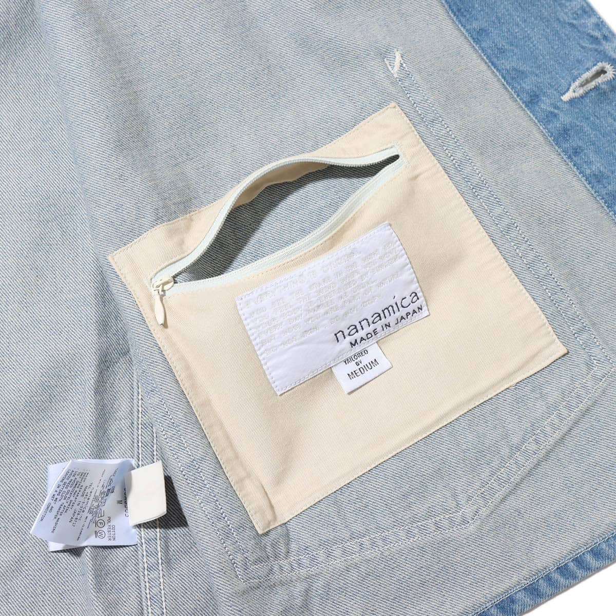 nanamica Denim Jacket Indigo Bleach 23FA-I