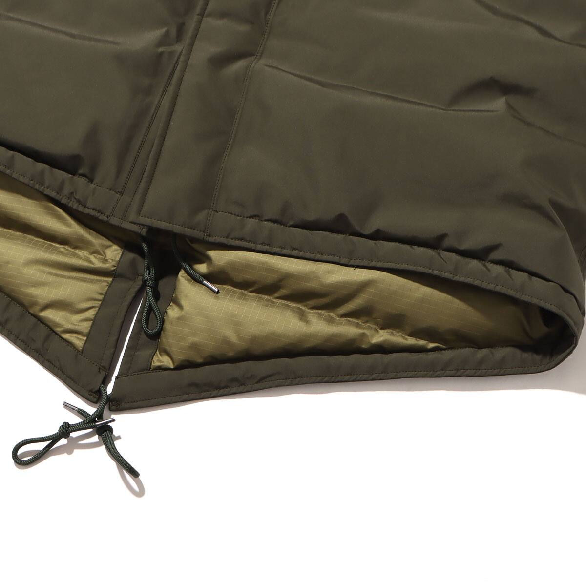 nanamica GORE-TEX Long Down Coat Khaki Green 22FA-Iの画像