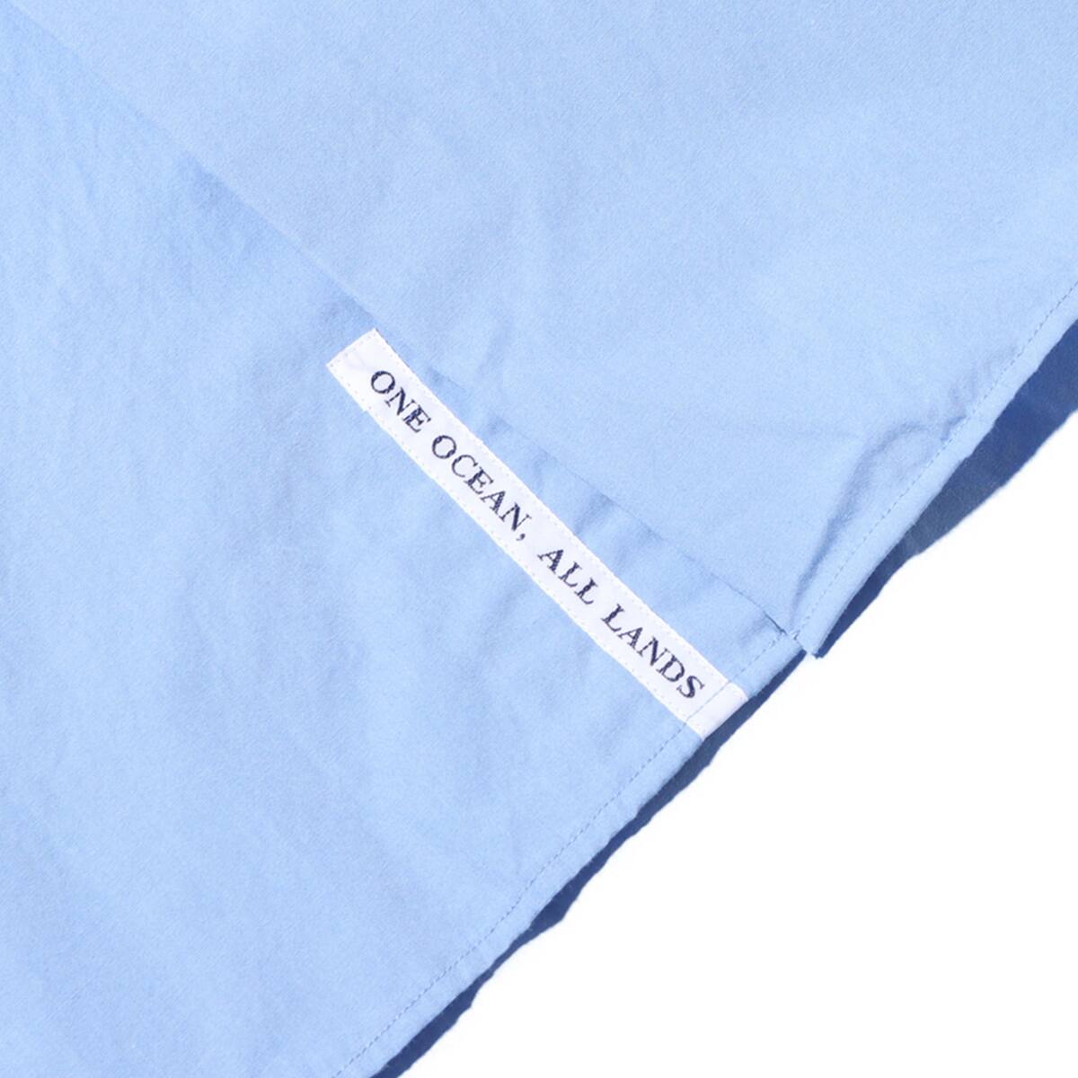 nanamica Regular Collar Wind Shirt Sax 23FA-Iの画像